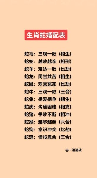 属蛇与什么属相最配_属蛇婚配宜忌