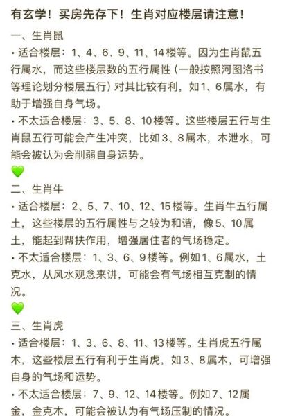 属相房层怎么选_楼层与生肖相冲吗