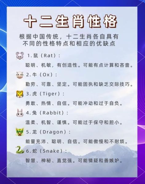 9属相什么_9属相性格特点